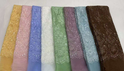 Anella Ornate Floral Motif Fabric