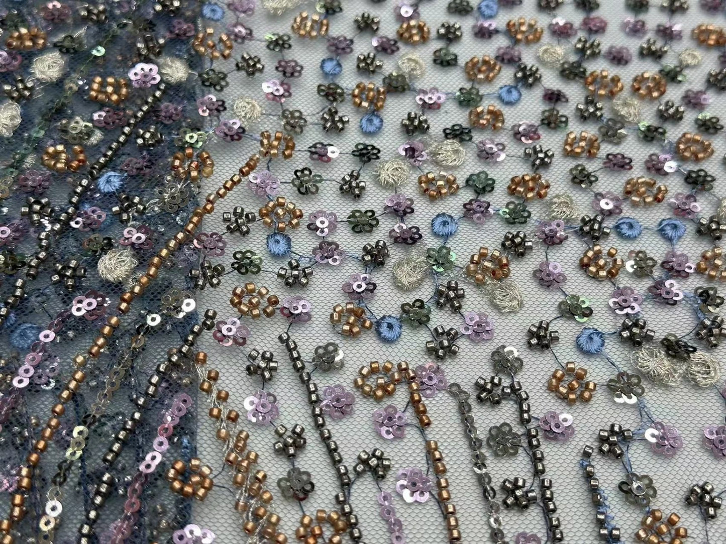 Onic High Quality Beaded Fabric