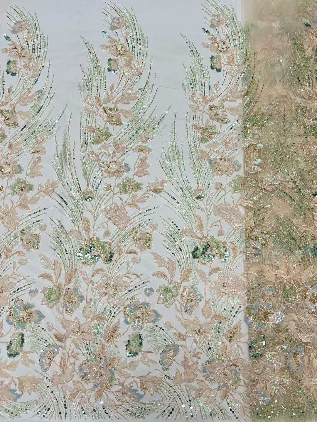 Onville French Sequin Tulle Fabric