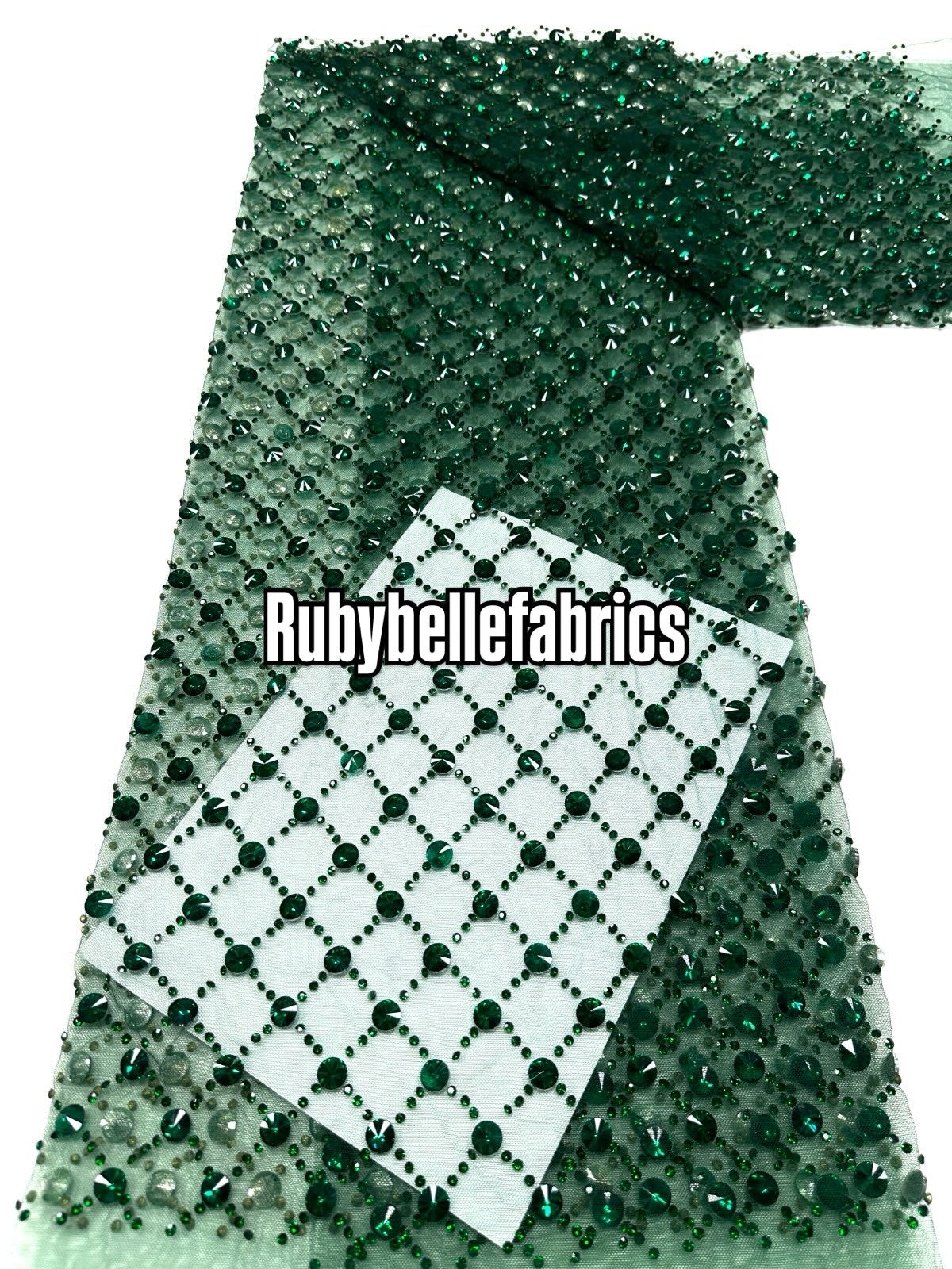 Eppy Deluxe Luxury Sparkling Stone Fabric