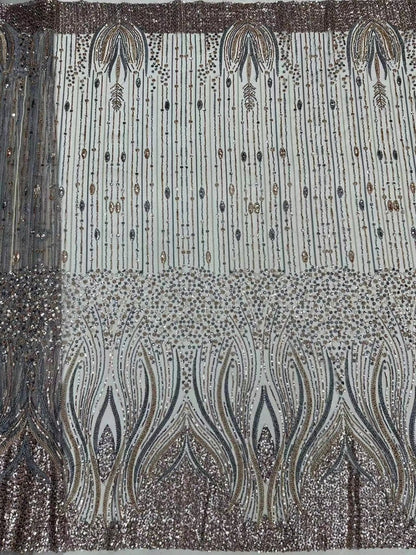 Onic High Quality Beaded Fabric