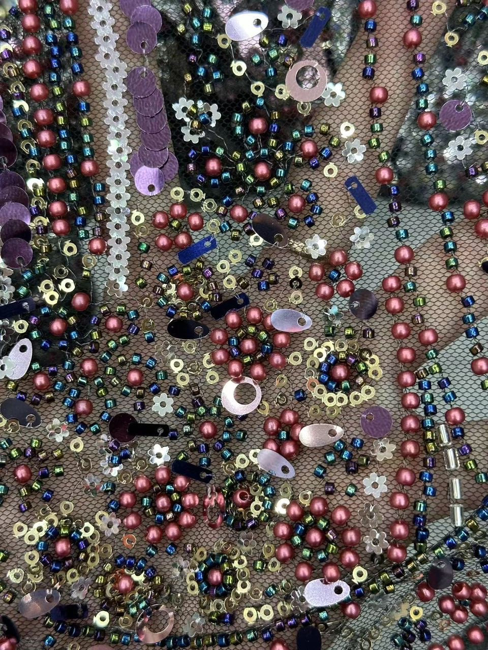 Onutte Beaded Sequin Fabric