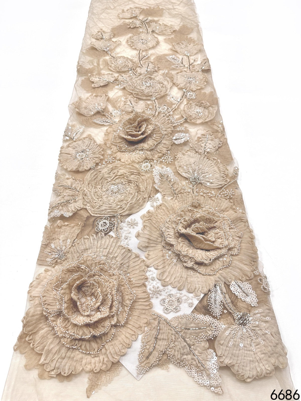 Arstone 3D Luxury Beaded Fabric