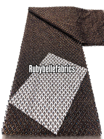 Gixel Luxury Deluxe Dripping Stones Fabric