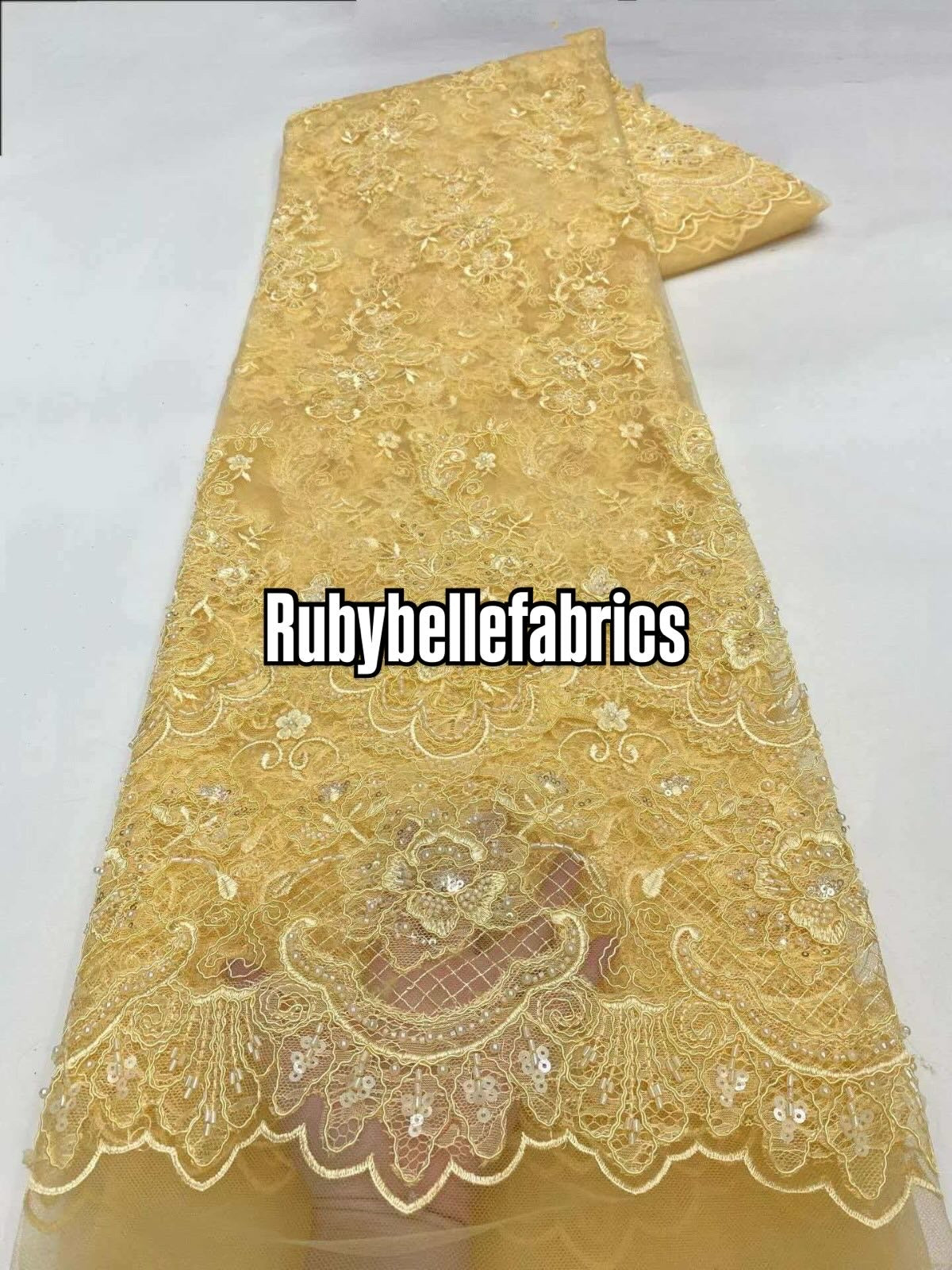 Anella Ornate Floral Motif Fabric
