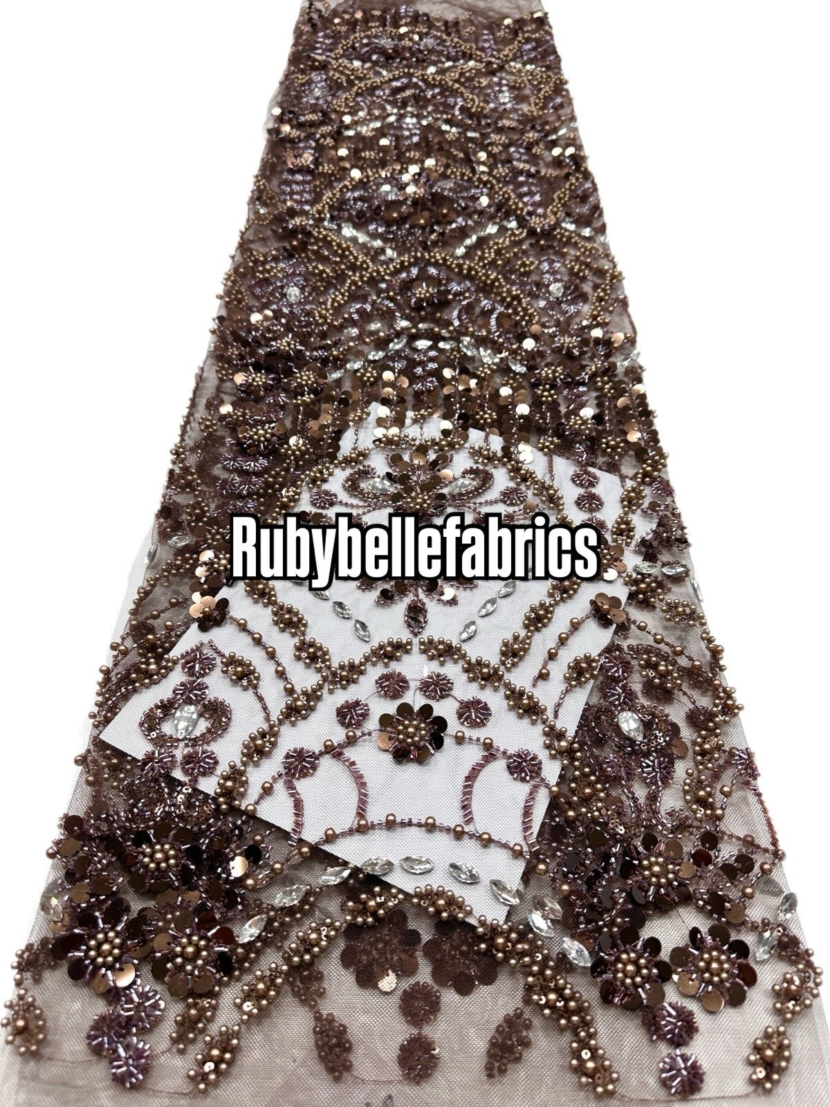 Braxly Quality Beaded Stone Fabric
