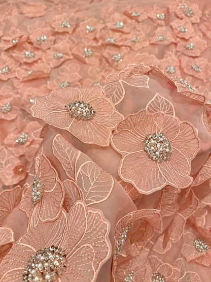 Peluxe 3D Luxury Fabric - Blush Pink