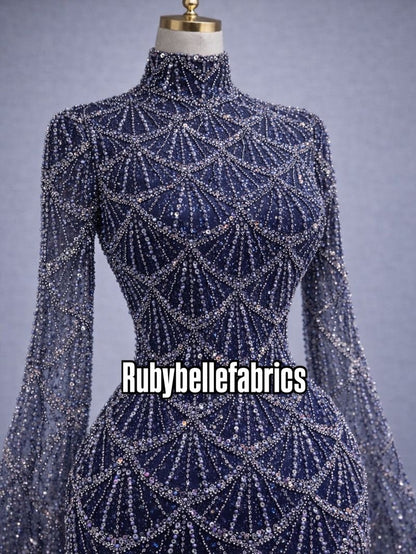 Utole Beaded Luxury Fabric - More Colors