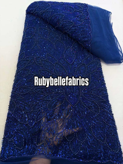 Ecials Drop Beaded Sequin Fabric
