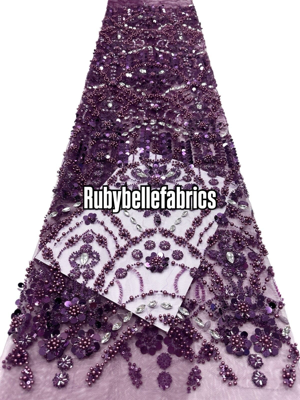 Braxly Quality Beaded Stone Fabric