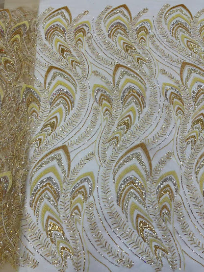 Yeerai Luxury Beaded Fabric