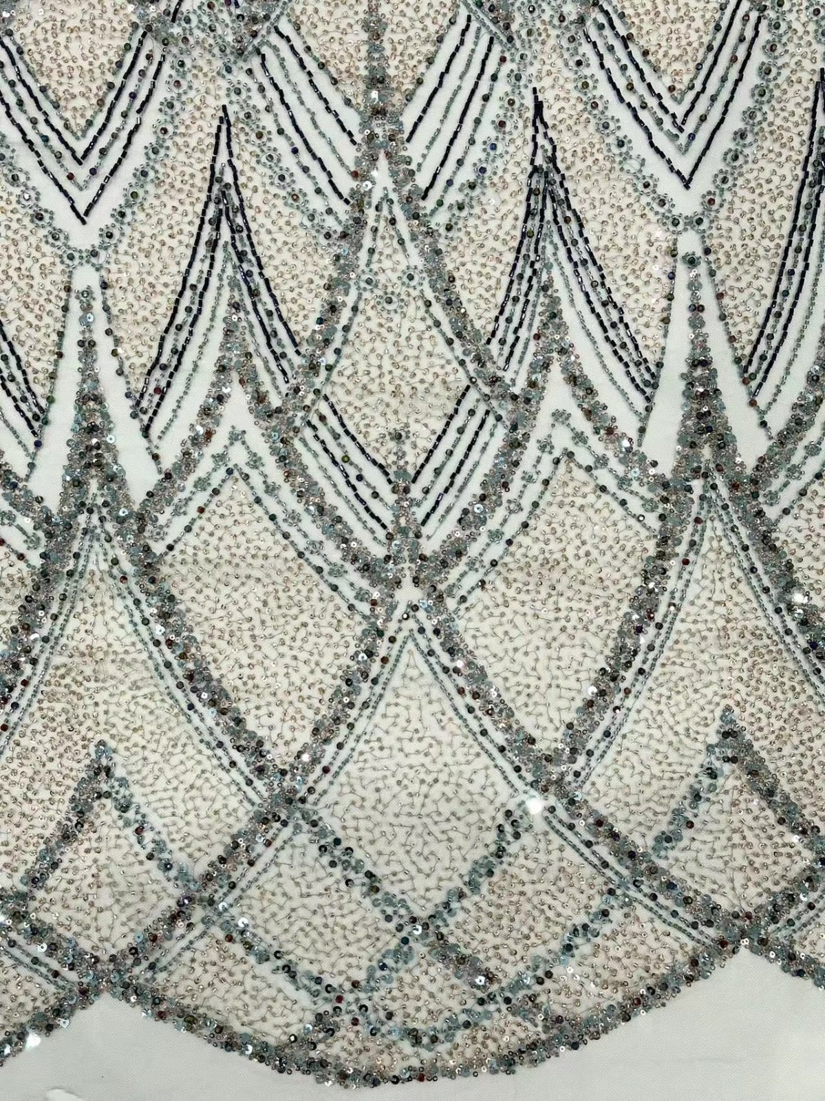 Vieonne High Quality Beaded Fabric
