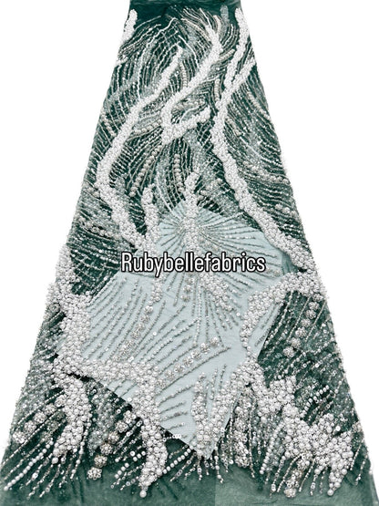 Axim High Quality Beaded Fabric