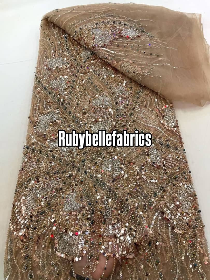 Rituon Quality Beaded Fabric