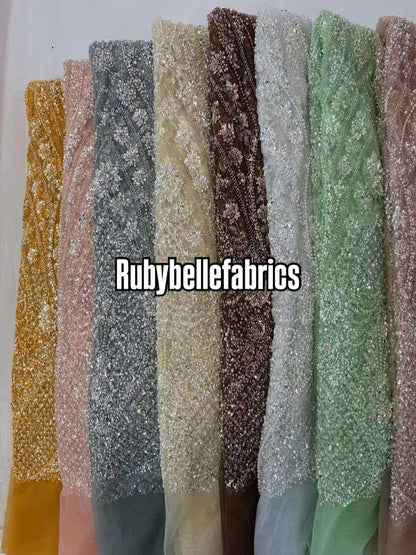 Ranola Beaded Sequin Fabric