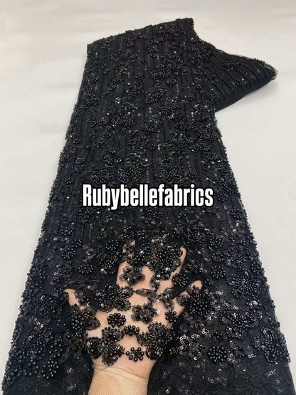 Uatic Sequin Beaded Fabric