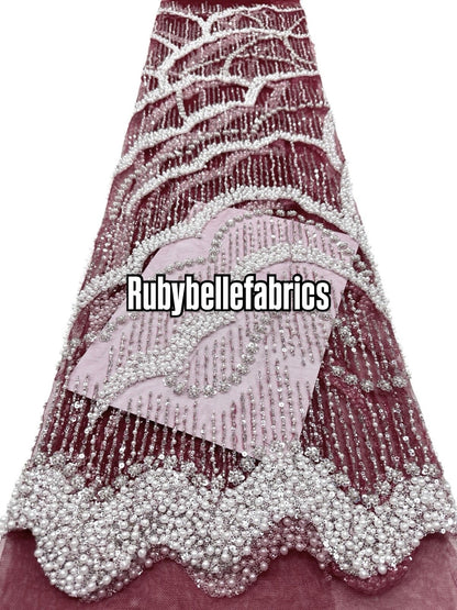 Cilia High Quality Beaded Fabric