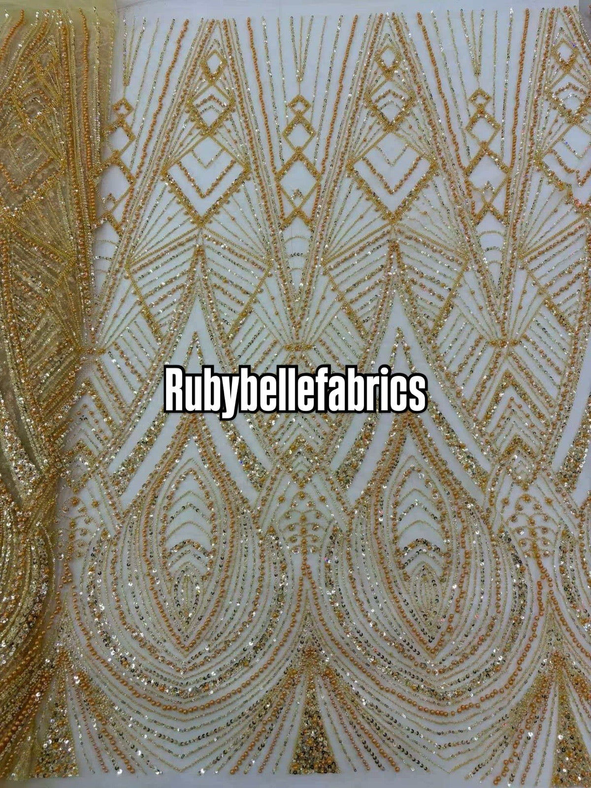 Aptist Beaded Luxury Fabric