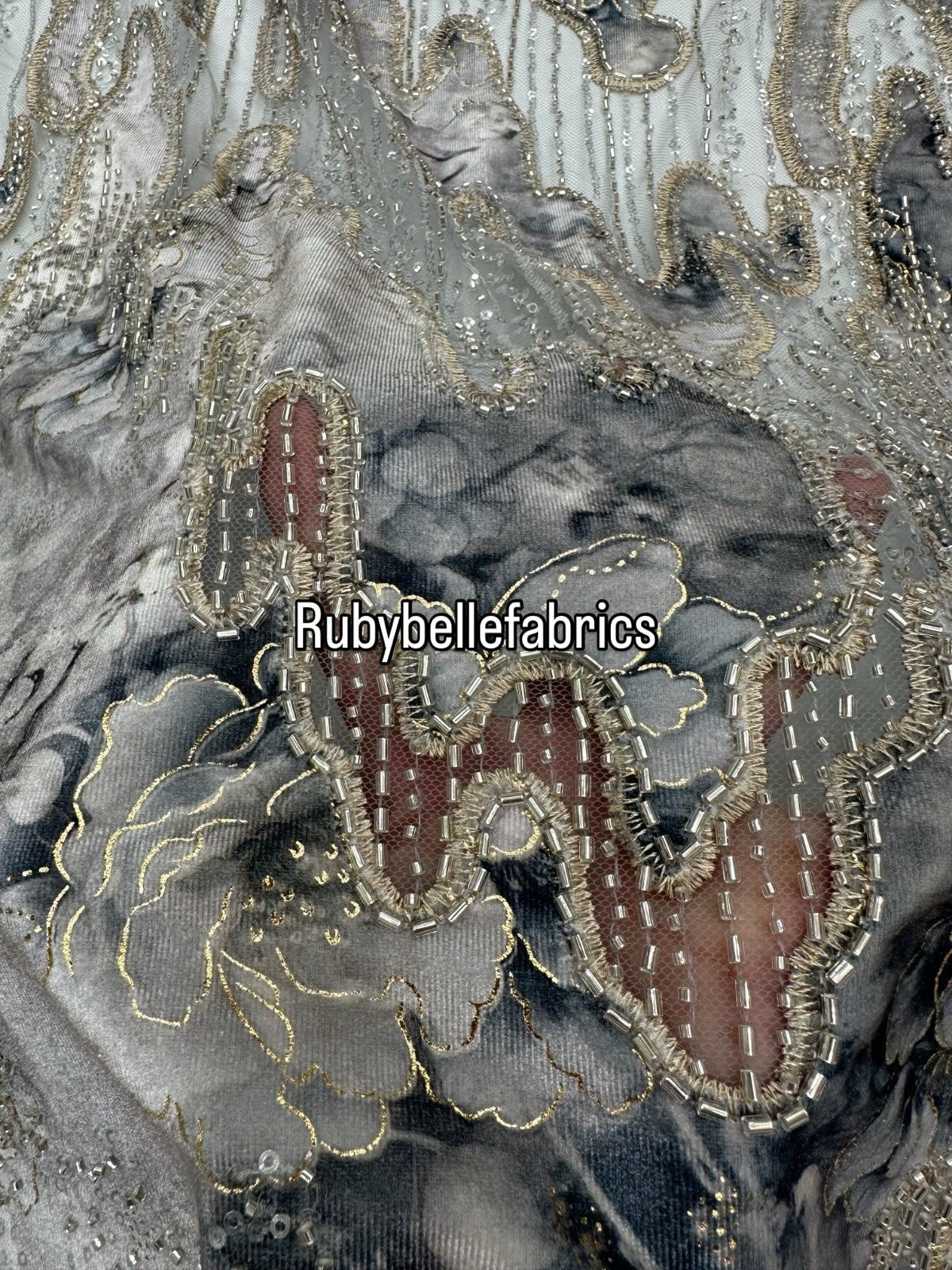 Azia High Quality Multi Floral Fabric