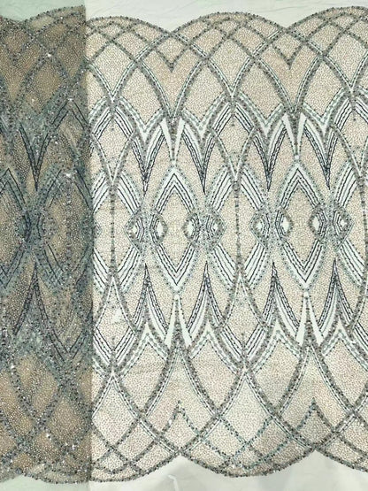 Vieonne High Quality Beaded Fabric