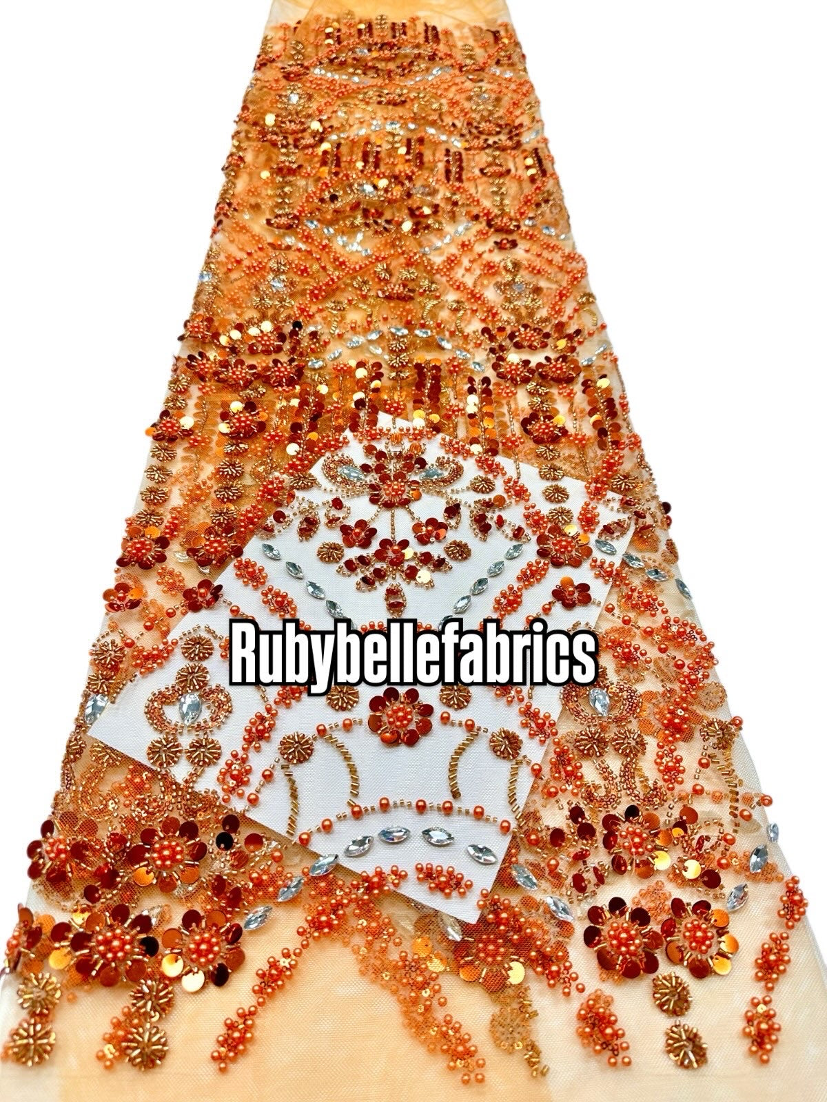 Braxly Quality Beaded Stone Fabric