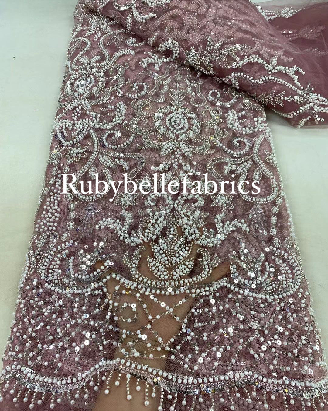 Texluxe Handmade Quality Beaded Fabric