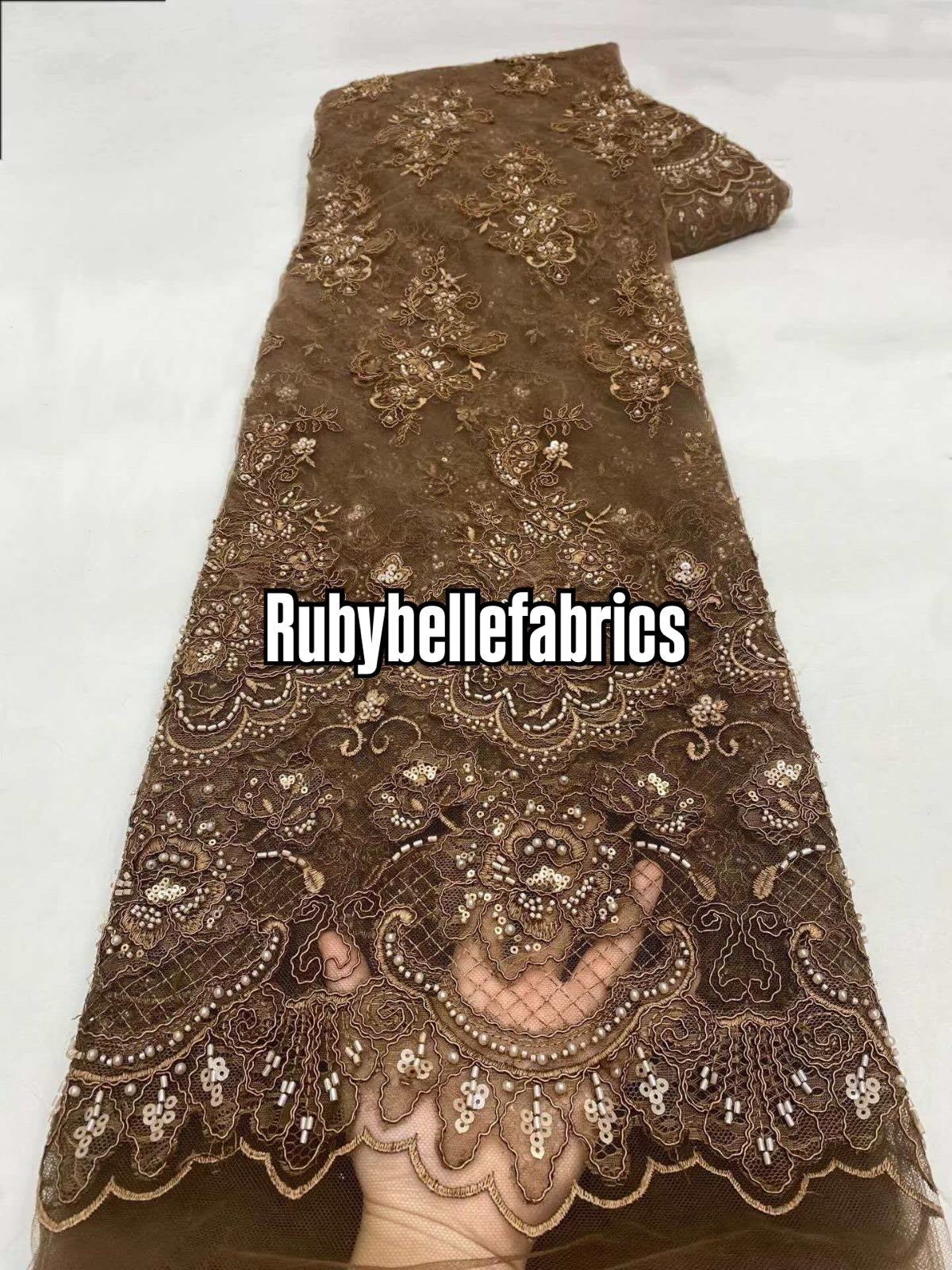 Anella Ornate Floral Motif Fabric