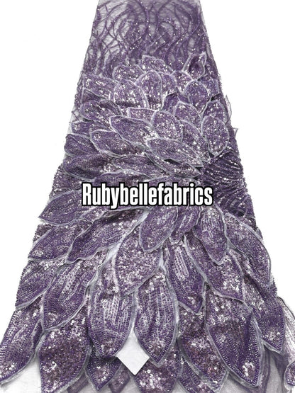 Ames 3D Deluxe Luxury Beaded Fabric