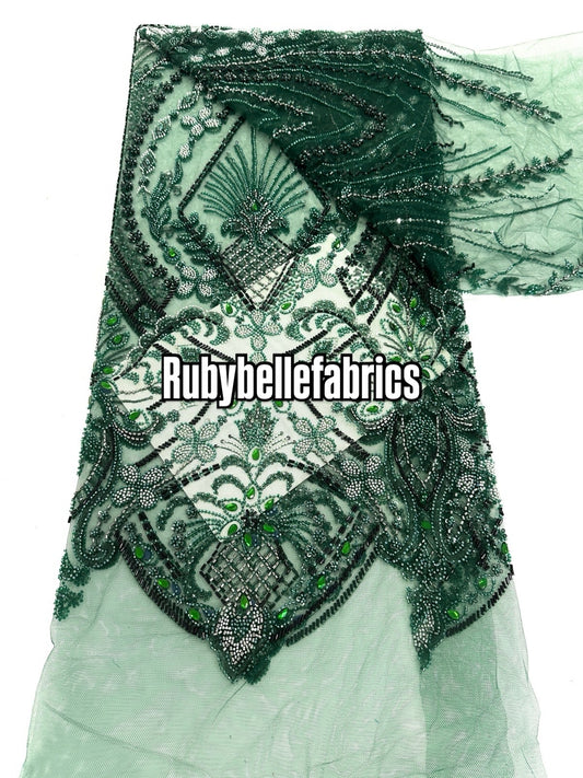 Guree Beaded Stoned Luxury Couture Fabric