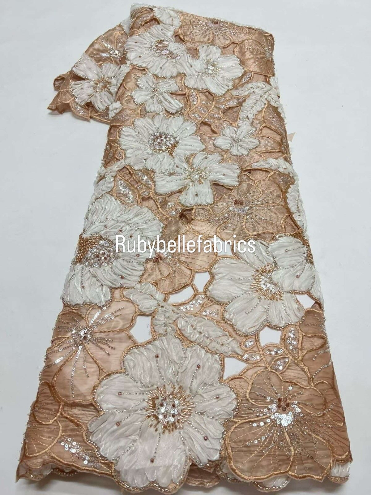 Avunx High Quality Handcut Floral Fabric