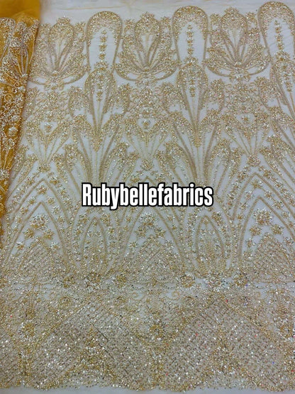 Ranola Beaded Sequin Fabric