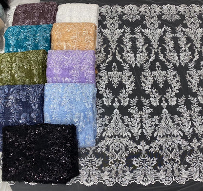 Suthe Luxury Beaded Fabric