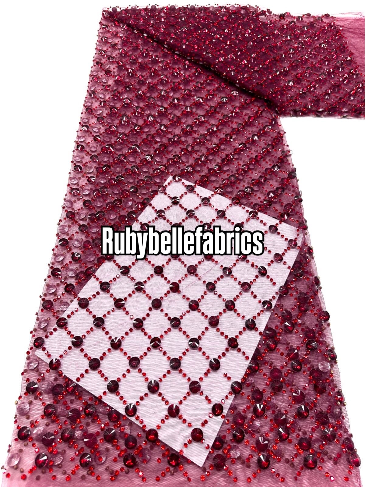 Eppy Deluxe Luxury Sparkling Stone Fabric