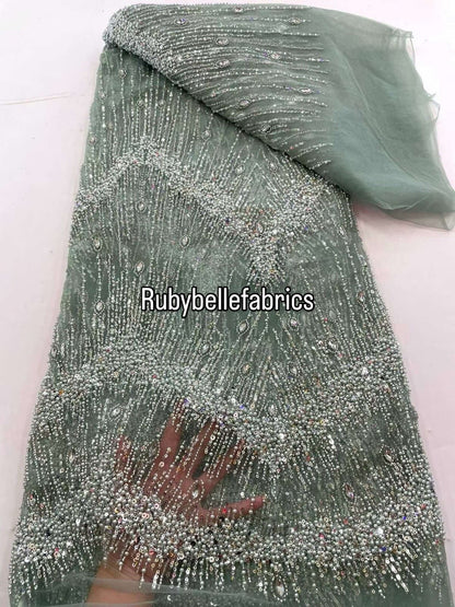 Eesit High Quality Luxury Beaded Fabric