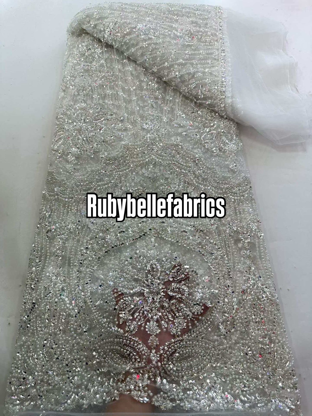 Attle Luxury Beaded Fabric