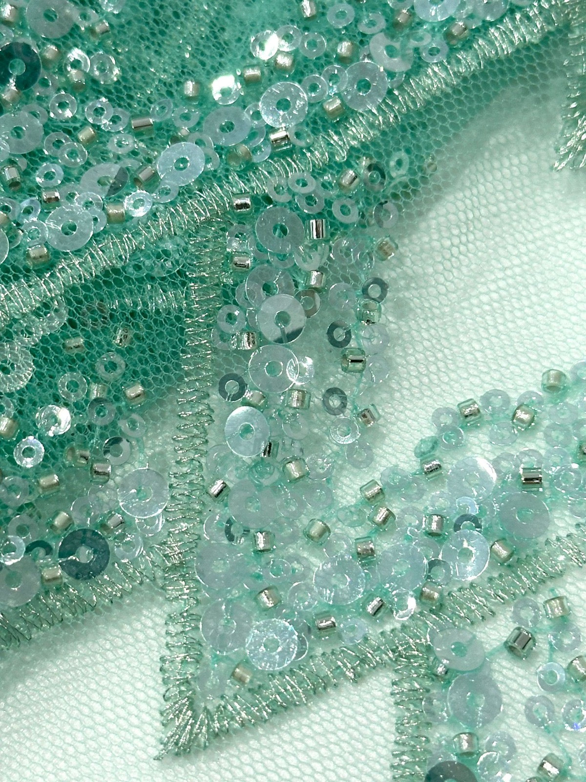 Quare Beaded Sequin Fabric