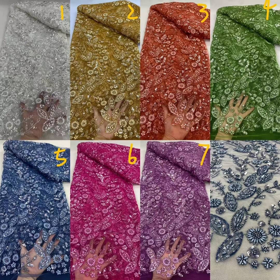 Miee Quality Beaded Fabric