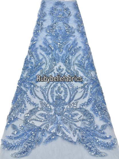 Oher High Quality Beaded Sequin Fabric