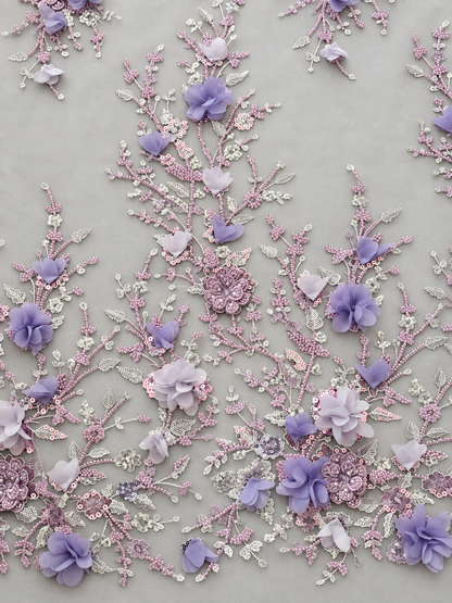 Lidely 3D Fabric - Lilac
