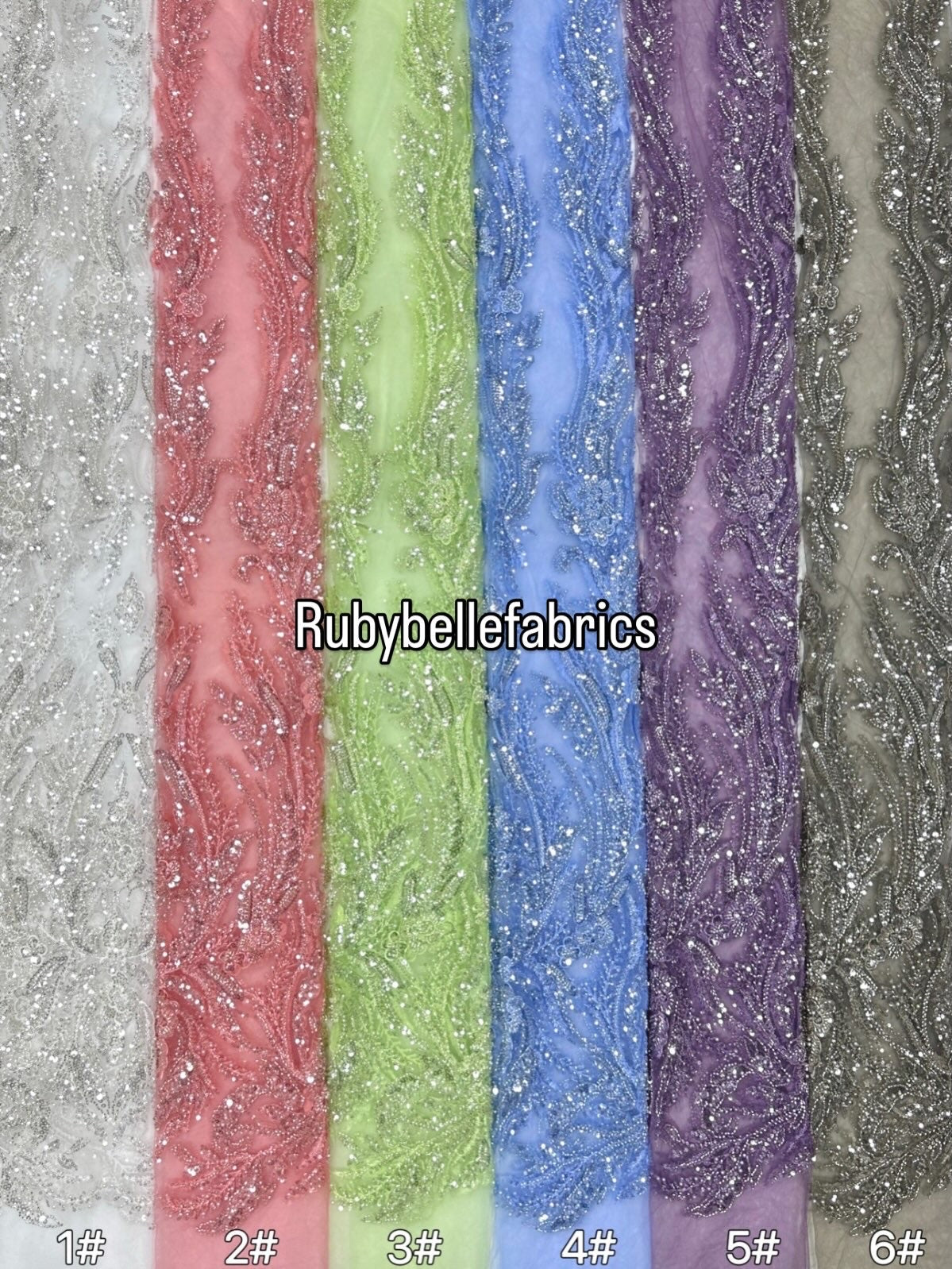 Oher High Quality Beaded Sequin Fabric