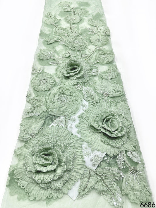 Arstone 3D Luxury Beaded Fabric