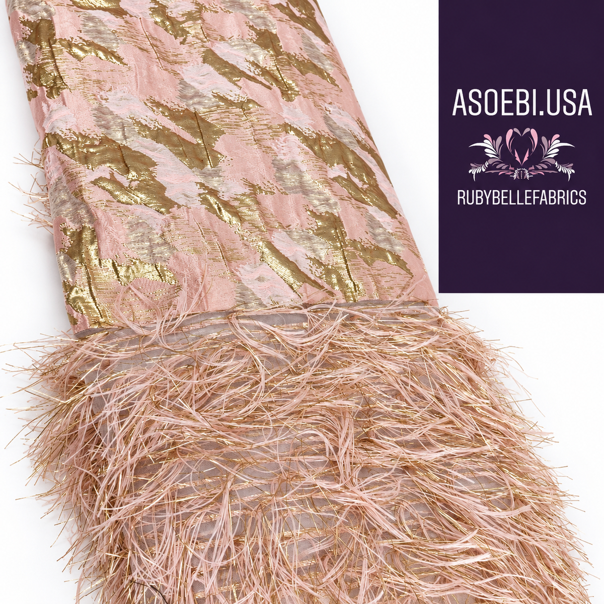 Tela Jacquard Genham - Rosa 