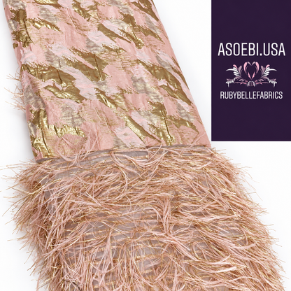 Tela Jacquard Genham - Rosa 