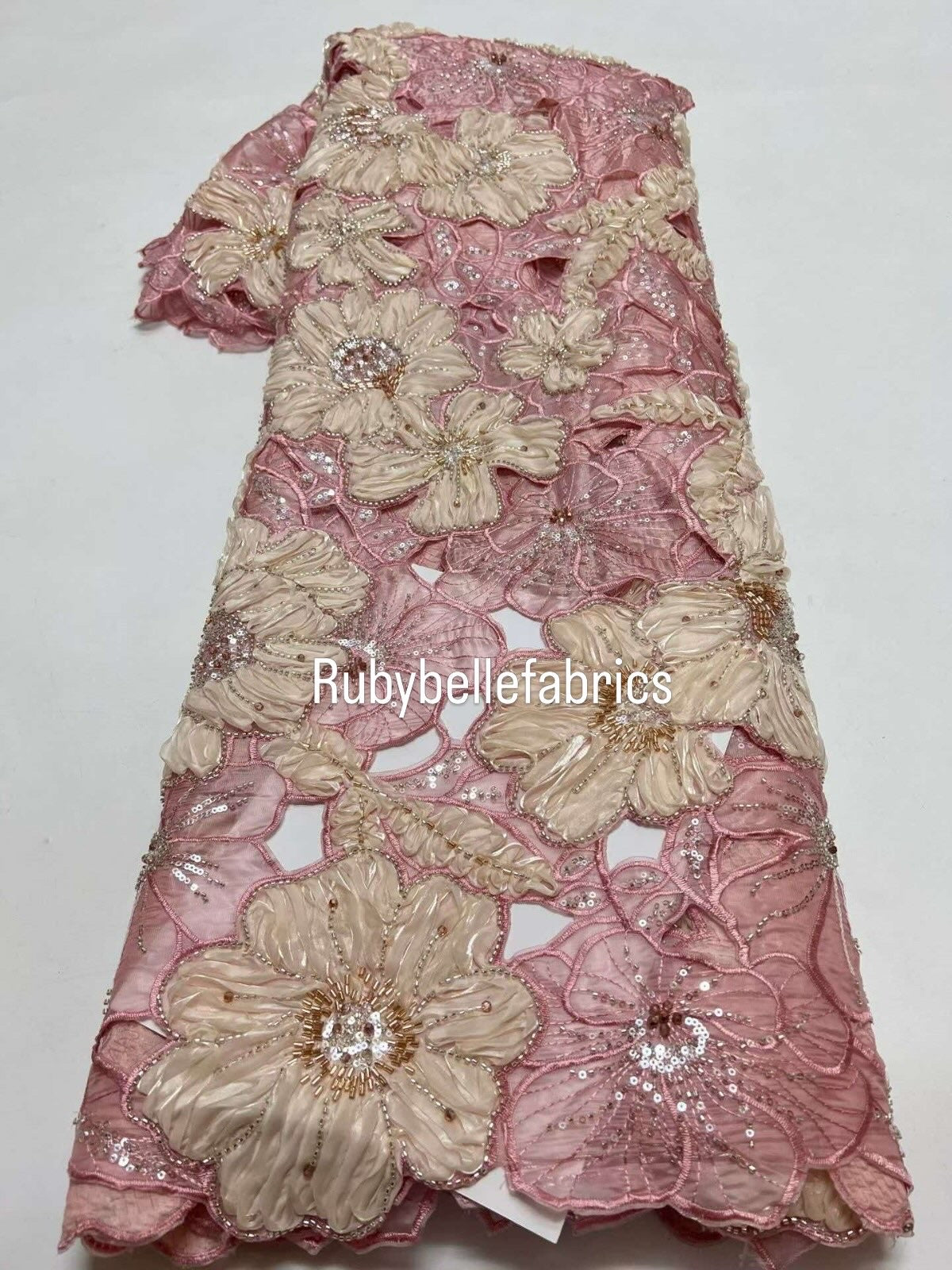 Avunx High Quality Handcut Floral Fabric