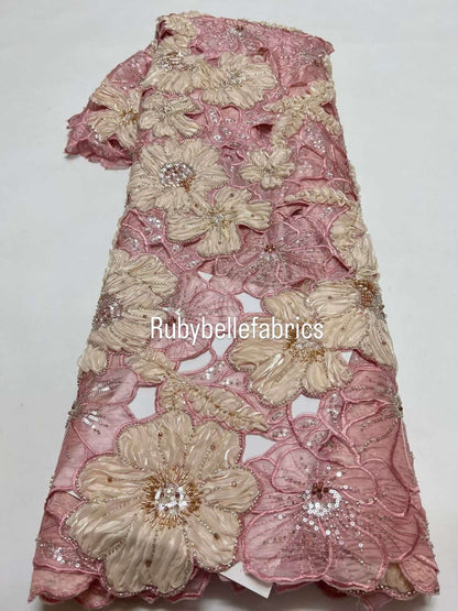 Avunx High Quality Handcut Floral Fabric