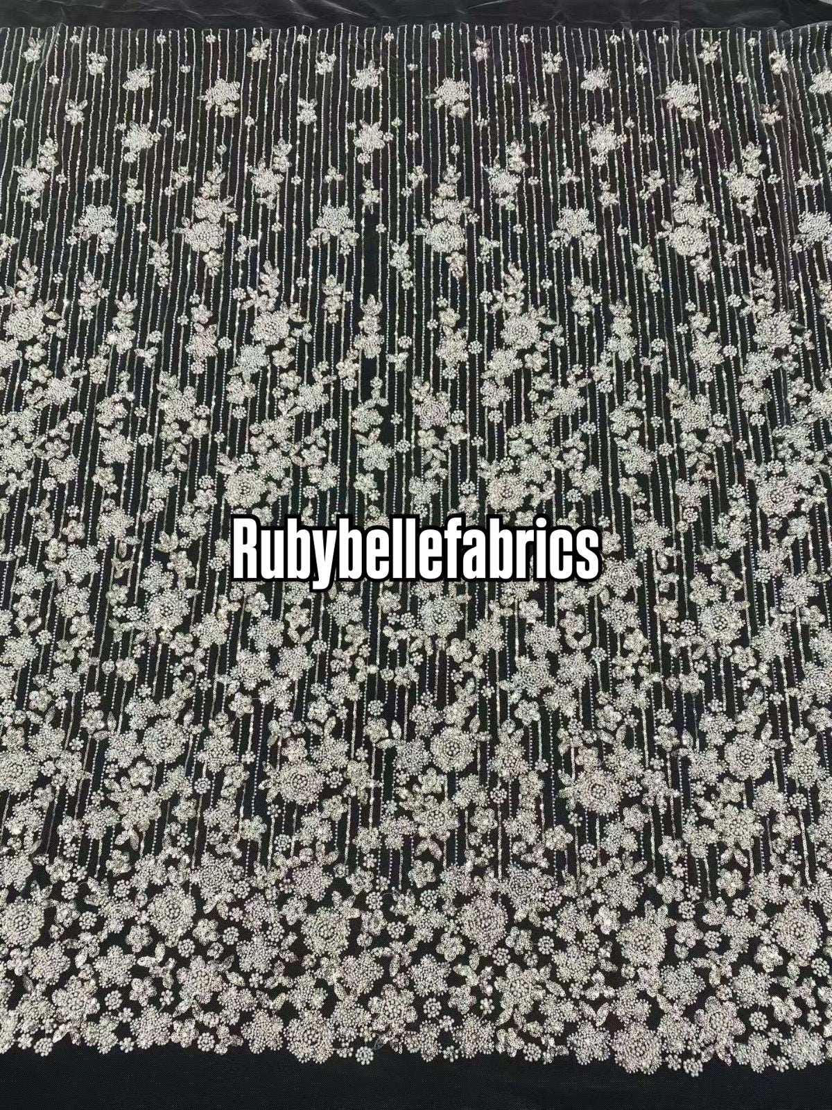 Uatic Sequin Beaded Fabric