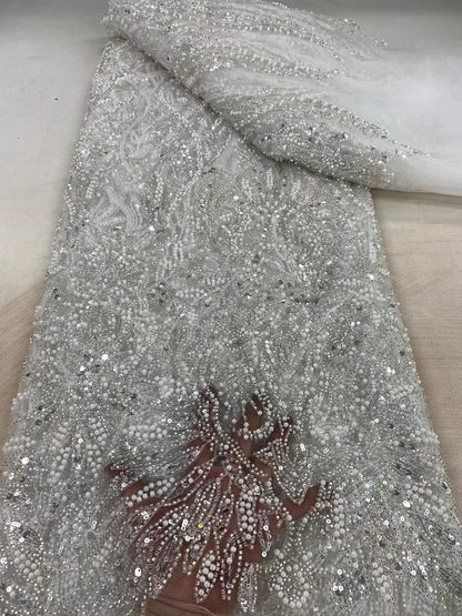 Ellyy Luxury High Quality Beaded Fabric