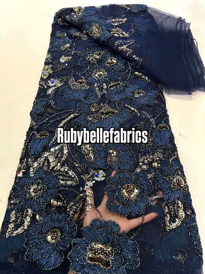 Enron Floral Petal Luxury Fabric