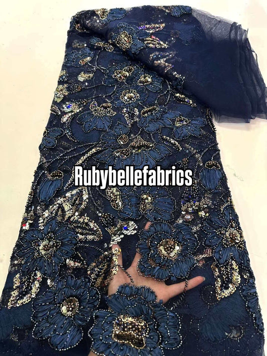 Enron Floral Petal Luxury Fabric