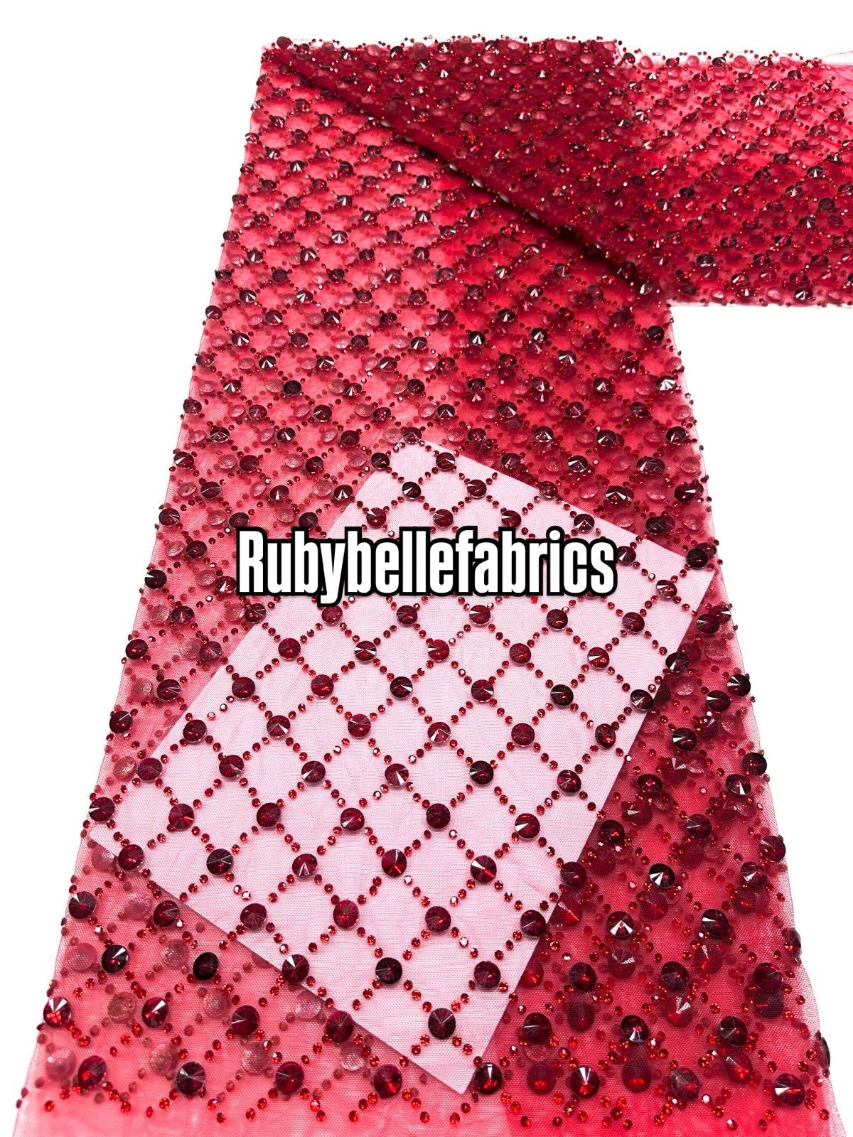 Eppy Deluxe Luxury Sparkling Stone Fabric